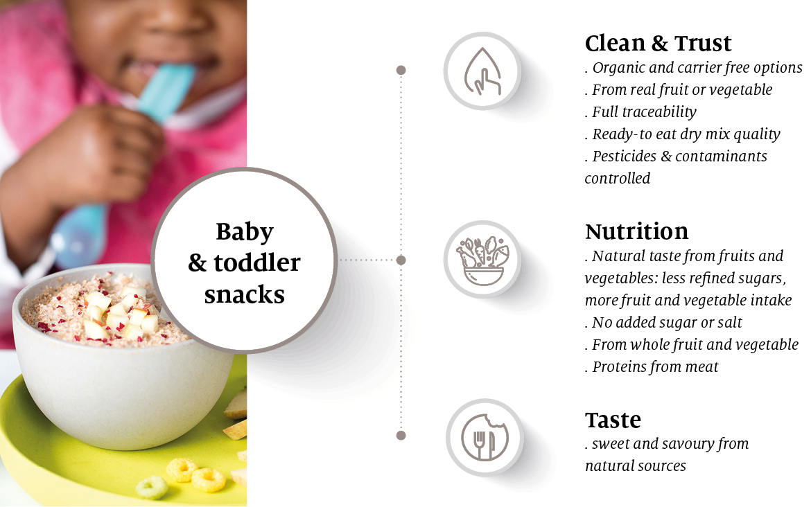Holistic benefits Baby Food snacks