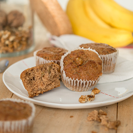 Banana Walnut Muffins