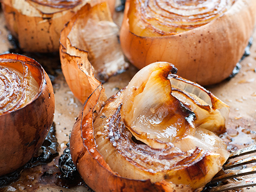 Roasted Onions for Culinary Preparation